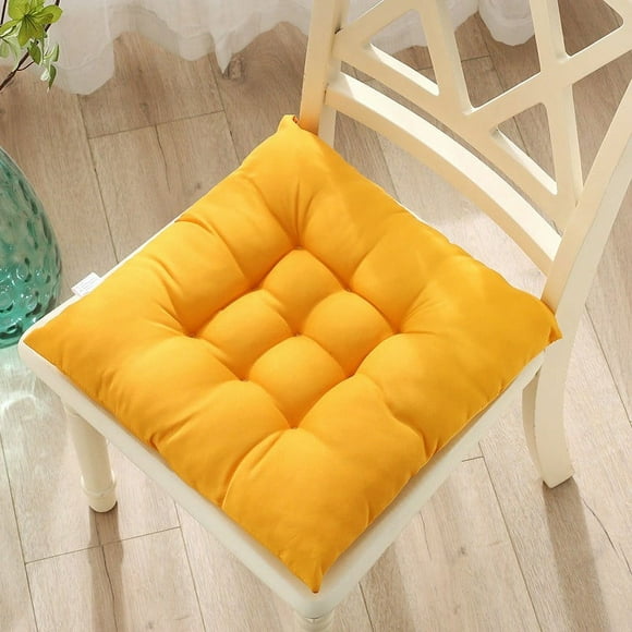 Solid Color Frosted Chair Cushion Dining Chair Cushion Office Student And Winter Seat Cushion Non Fading
