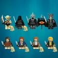 thumbnail image 1 of 8 Pcs The Lord of the Rings Minifigures Building Blocks Toys Set, Collectible 1.77 Inchs Sauron's mouth Goblin Frodo Action Figures Kits Awesome Gift for Kids Fans, 1 of 5