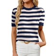 thumbnail image 2 of YDLCAFD Pâques Hauts Slim pour Femmes Manches Longues Col Rond Crop Top Tee Shirt Basique Uni Ajusté Slim Fit Cropped Shirt Workout, 2 of 6