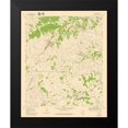 thumbnail image 2 of USGS 12x14 Black Modern Framed Museum Art Print Titled - Tolar Texas Quad - USGS 1960, 2 of 5