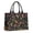 Red Mushroom Plant, variant on Large Capacity Tote Bag,Red Mushroom Frog Black Pattern Handbag Fashion Luxury Tote Bag,15.7"x13"x 5.1" Inches,Laptop Compatible