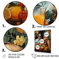 thumbnail image 3 of Designart "70S Lemonade Laughter In Pop Art" Woman Pop Art Floater Framed Wall Art Prints, 3 of 5
