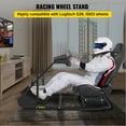 thumbnail image 2 of VEVOR Simulator Cockpit with Real Racing Seat, Driving Simulator Seat Height Adjustable, Racing Wheel Stand fit for Logitech G25G27G29G920, Wheel and Pedals Not Included, Cockpit Racing Simulator Seat, 2 of 9