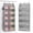 Gray, variant on ZKSNART 5-Tier Hanging Thread Holder with PVC Window & Side Pocket,Black