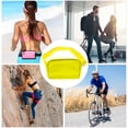 thumbnail image 4 of Unique Bargains 1 Pc Solid Color Running Waist Pack for Hiking Gym Yellow Nylon, 4 of 4