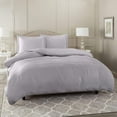 thumbnail image 1 of 800 Thread Count 100% Egyptian Cotton 3 Piece Duvet Set with Zipper Closure & Corner 3 Pc Duvet Set Solid Pattern, 1 of 4