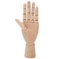 thumbnail image 1 of Wooden Mannequin HandWooden Hand Rotation Joint Hand Model Posable Hand Top of the Line, 1 of 8
