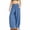 Blue, variant on Lroveb Wide Leg Pants for Women, High Waisted Summer Pants Womens, Womens Solid Color Fashionable Casual Loose Drawstring Pocket Pants Purple