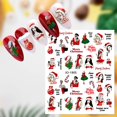 thumbnail image 4 of JYYYBF Christmas Nail Stickers, Self-adhesive Santa Claus Snowflake Elk Pattern Winter Nail Design for Christmas Nail Decoration, 4 of 8