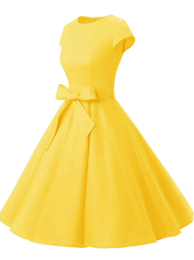 vintage 50s bridesmaid dresses Market In The Box Women Dress 1950s Cocktail Party Prom Cap-Sleeve 1950s cocktail dresses