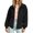 A1 Black, variant on Women's Zip Up Jacket,Corduroy Oversized Collared Jackets,Casual Long Sleeve Sweatshirts,Sherpa Sweatshirt,bomber jacket women,Comfy Soft Fall Fashion Coat Windbreaker with Pockets Navy