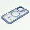 thumbnail image 6 of for iPhone 16 Pro Max Magnetic Case, [Built-in Metal Lens Stand] [Military-Grade Protection] Clear Backplane Shockproof Protective Magnetic Mag-Safe Phone Case for iPhone 16 Pro Max, Darkblue, 6 of 8
