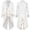 White, variant on Men's Gold-Trim Tailcoat Jacket, Button Front Slim Fit Coat, Stage Performance Formal Wear