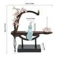 thumbnail image 2 of Retro Style Backflow Incense Burner Incense Cone Sticks Holder Home Decor Porcelain for Home and Office Classical, 2 of 16