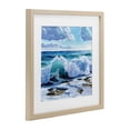 thumbnail image 2 of Stupell Industries Tropical Curling Aqua Wave on Shore Birch Framed Print Under Glass, 16 x 16, by Kate Jarvik Birch, 2 of 8