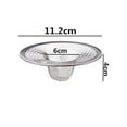 thumbnail image 3 of Leodye 1PCS Bathroom Sink Drain Strainer - Stainless Steel Bathtub Shower Tub Drain Cover Haircher, Anti-clogger Filter Plug for Mop Pool, Utility Washbasin-1.97IN, 3 of 3