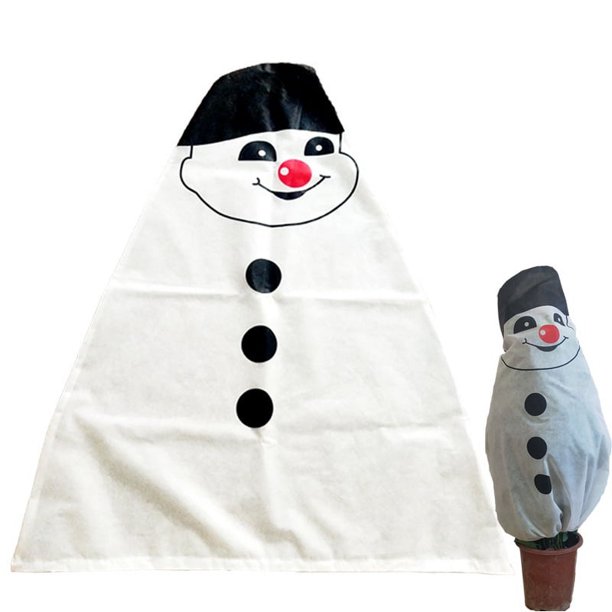 CHAO PCS Funda protectora contra el frío para plantas navideñas (niño), 90 cm x 110 cm, rollo de vela a prueba de frío, bolsa protectora anticongelante reutilizable para plantas para olivos y limonero