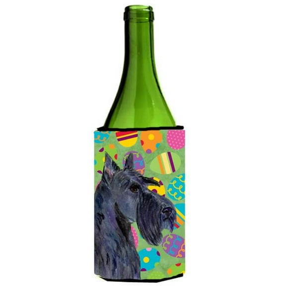 Scottish Terrier Easter Eggtravaganza Wine bottle sleeve Hugger - 24 Oz.