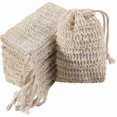 thumbnail image 1 of wonima11 40 Pack Soap Exfoliating Bag Pouch Soaps Saver Natural Ramie Soaps Bag Hand Made Mesh Soap Bags with Drawstring for Bath & Shower Use, 1 of 1