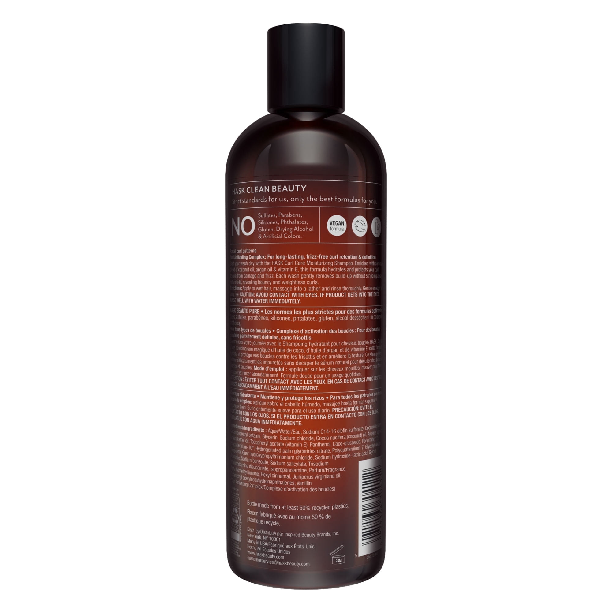 Hask Curl Care Moisturizing Shampoo, 12 fl oz - 2 Pack