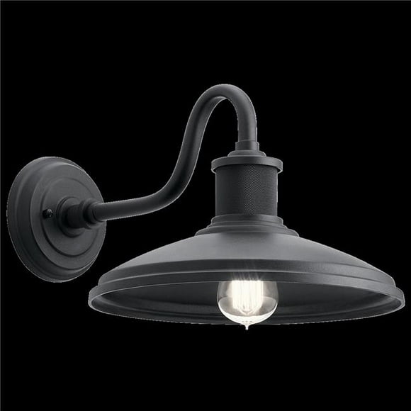 Kichler 49980BKT 9 Po. Allenbury A19 Mur Extérieur 1 Lumière, Noir Texturé