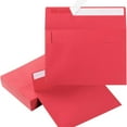 thumbnail image 3 of Educational Stuff - Qyaukm 50 Pcs 5X7 Self-Seal Envelopes, Red Invitation Envelopes for Greeting Cards, Wedding, Business Correspondence, Stationery Paper, 50*Envelopes, 3 of 4