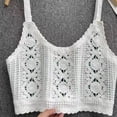 thumbnail image 6 of Yokua Ladies Crocheted Camisole Sexy Sleeveless for Tank Tops Women's Hollow out Crop, 6 of 13