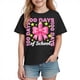 thumbnail image 2 of Blusas y camisas de manga corta con cuello redondo para niños y niñas, camisetas gráficas de manga corta, blusas con estampados bonitos para la temporada escolar., 2 of 9