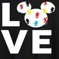 thumbnail image 3 of Mickey & Friends - Mickey Love Fill - Women's Oversized T-Shirt, 3 of 5