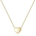 thumbnail image 1 of HAHDAXIA Collier Ras du Cou avec Pendentif Cœur Initiale en Argent Sterling 925 pour Femmes, 1 of 7
