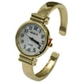 thumbnail image 3 of New Gold Geneva Metal Band Slim Case Women's Bangle Cuff Watch, 3 of 6