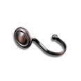thumbnail image 2 of Bronze Shower Curtain Hooks Rings,Oil Rubbed Decorative Shower Curtain Hooks,Rustproof Vintage Shower Hooks for Bathroom,Set of 12 (Oil-Rubbed Bronze), 2 of 7