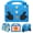 Blue, variant on Dteck Kids Case for iPad (A16) 11-inch 2025 / iPad 10th Gen 10.9" 2022 with Handle & Stand, Shockproof EVA Protective Cover with Anti-Slip Grip, Portable Tablet Case for Children,Orange