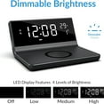 thumbnail image 5 of Supersonic Dual Alarm Clock 2-in-1 Wireless Charger SC-6025QI Temperature Display, 5 of 5