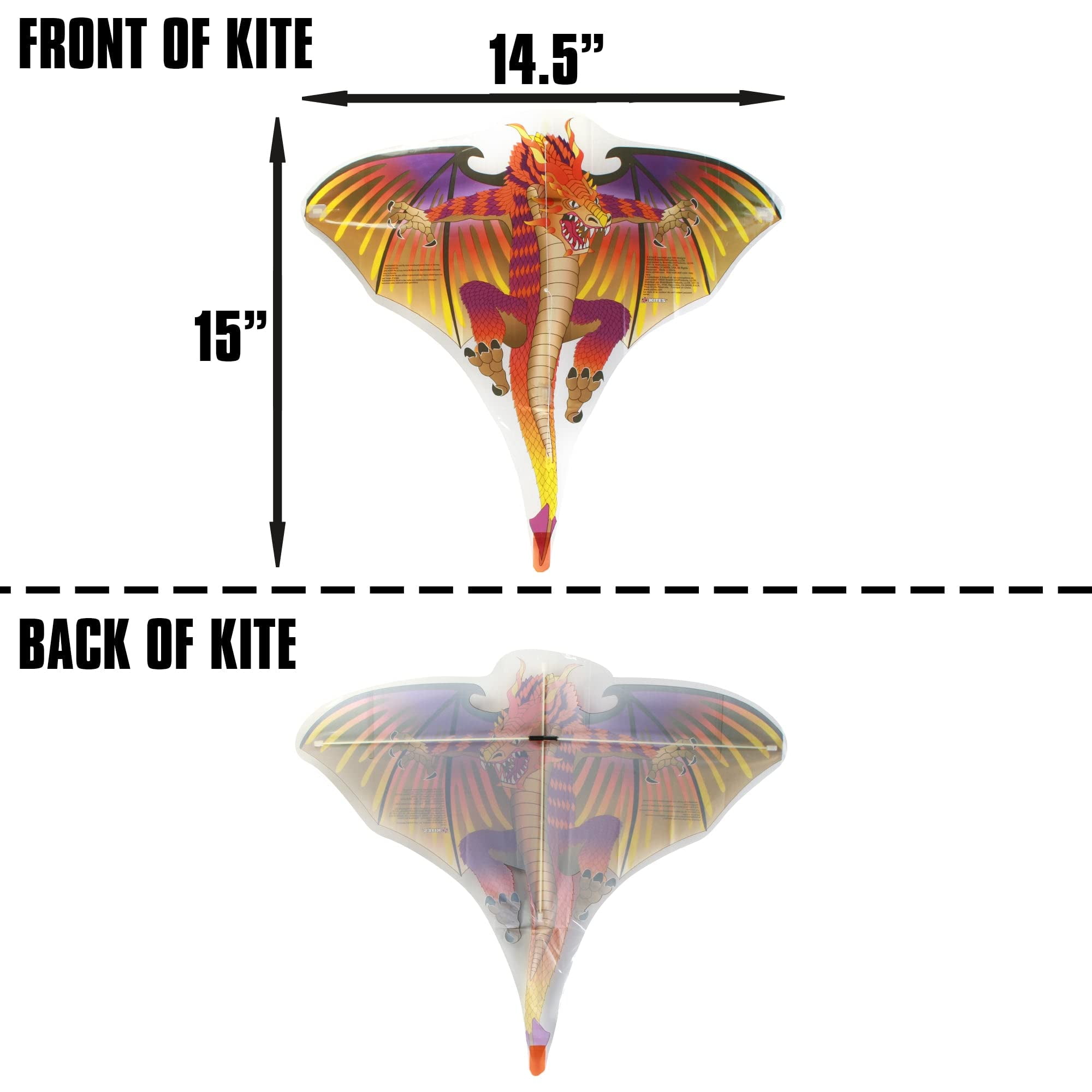 Brainstorm Dragon 28 Kite Fire