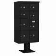 thumbnail image 2 of Salsbury Industries Pedestal Mounted 9 Door Front Load 4C Horizontal Cluster Box Unit  with 8 Parcel Locker, 2 of 6