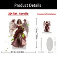 thumbnail image 3 of Binwennn Mailbox Ornament 2D Acrylic Desk Elegant Design Lightweight Versatile Display Modern Style, 3 of 6