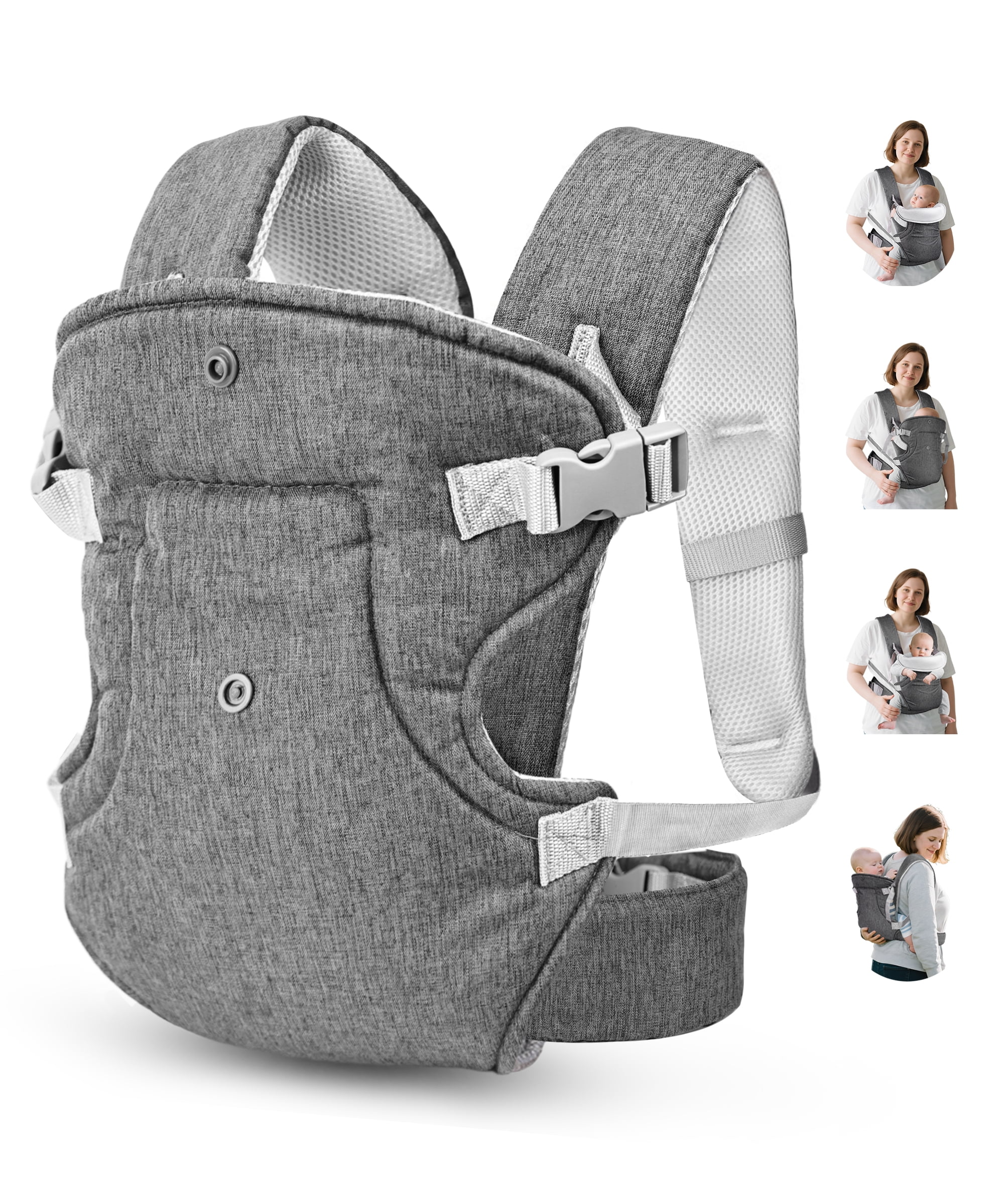 LILLEbaby Airflow Baby Carrier - Charcoal - Walmart.com