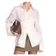 thumbnail image 1 of Blusa Informal de Mujer con Botones Al Frente, Cuello en V, Larga, Diseño Cruzado con Lazo, Ideal para el Trabajo Top Corto Elegante M, 1 of 9