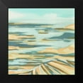 thumbnail image 2 of Vess, June Erica 12x12 Black Modern Framed Museum Art Print Titled - Sand Shoals II, 2 of 5