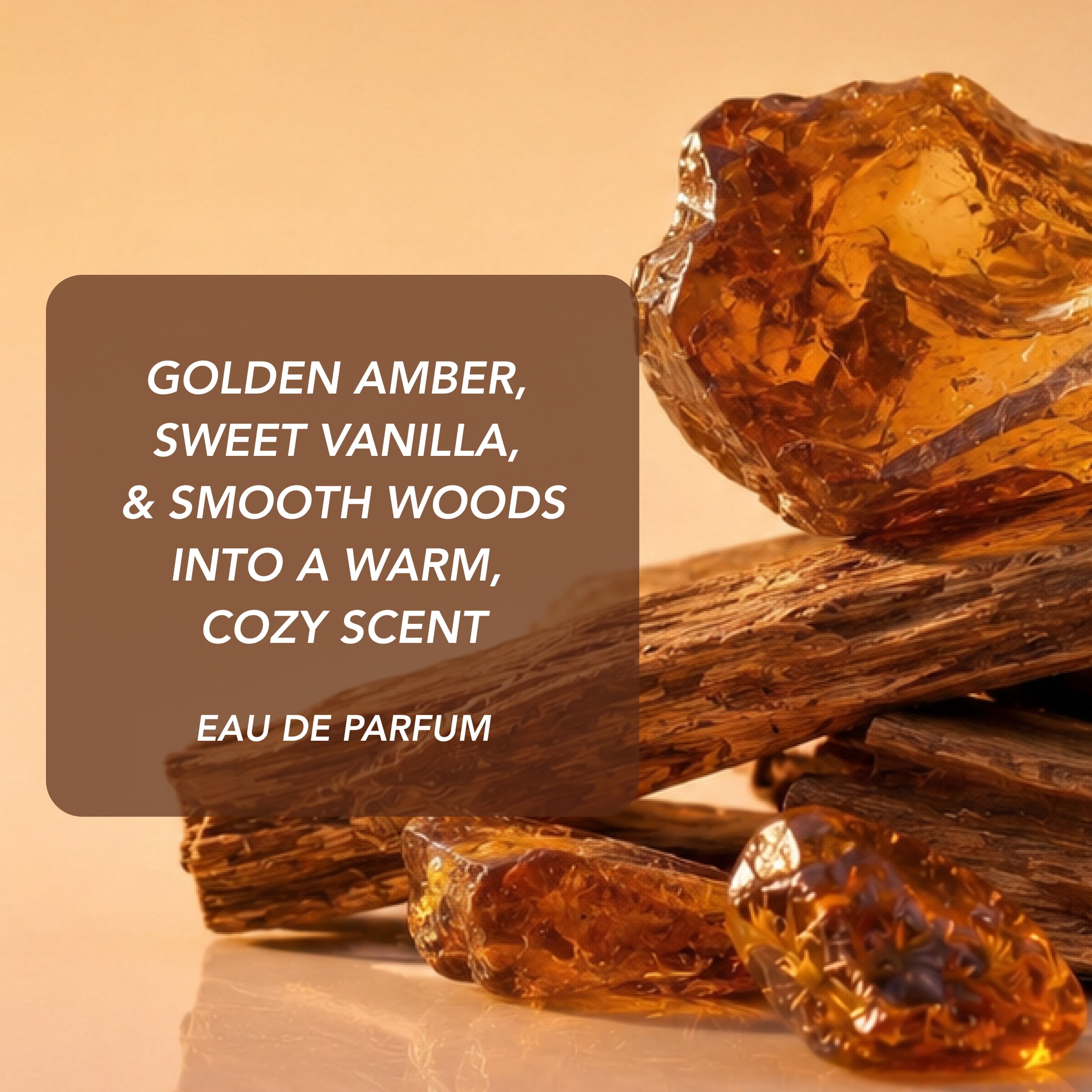 HOLLER Amber Woods Amber & Vanilla Eau De Parfum, 1.69 fl oz