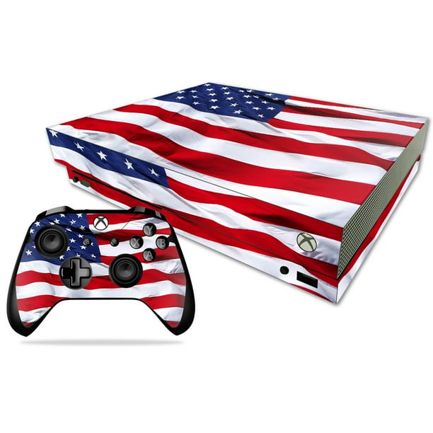Skin Decal Wrap for Microsoft Xbox One X American Flag