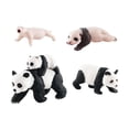 thumbnail image 4 of Figuras de animales de ciclo , juguete de 4 de animales Panda, juego , figuritas de animales realistas, modelos de ciclo de estilo D, 4 of 8