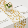 thumbnail image 2 of Chemin de Table Doré Pailleté Métallique en Maille Fine Chemin de Table Décorations de Table Brillantes pour Mariage, Douche Nuptiale, 2 of 5