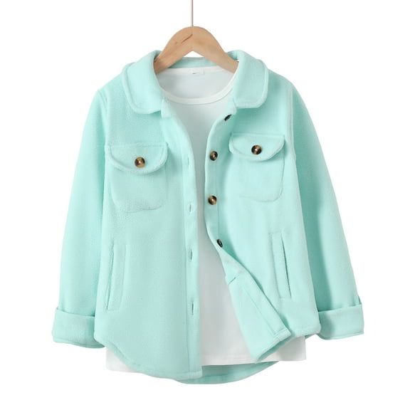 10T Big Boys Clothes 11 Years Boys Long Sleeve Coat Solid Color Big Boys Fall Winter Jacket Blue