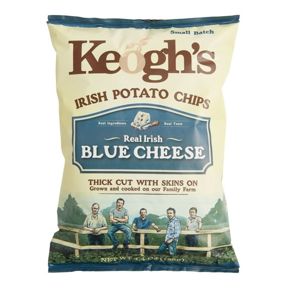 Keogh's Blue Cheese and Caramelized Onion Potato Chips 4.41 oz.