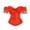 Orange, variant on Womens Off Shoulder Corset Top Push Up Lace Front Bow Boned Sweetheart Neck Short Sleeve Slim Fit Bustier Top Party Tummy Control Waist Trainer
