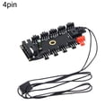 thumbnail image 2 of Opolski PC Computer 1 to 10 Multi Way PWM Cooler Cooling Fan Hub 4/3Pin SATA/4Pin Socket, 2 of 6