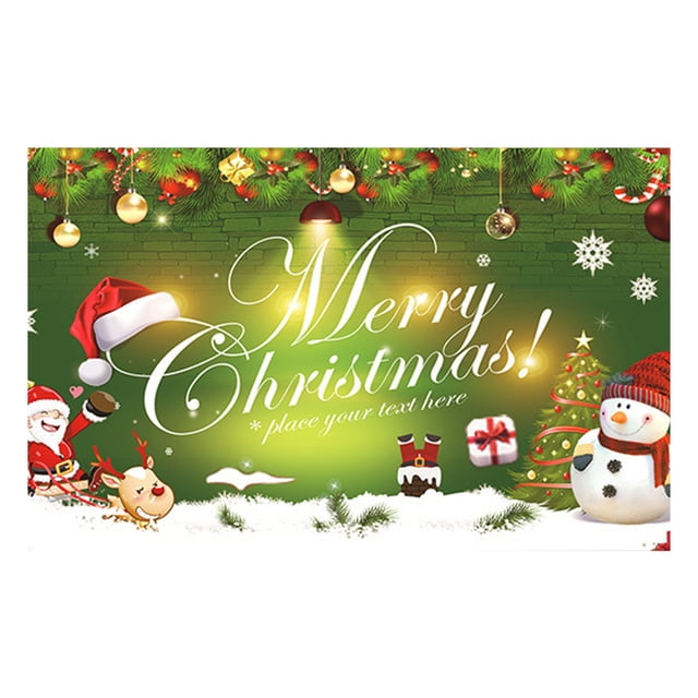 Feliz Navidad Decoración Para La Puerta Del Garaje Fondo Árbol De Navidad Divertido Papá Noel Chimenea Interior Hogar En Invierno Año Nuevo Fiesta De Navidad Pancarta Cubierta