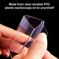 thumbnail image 3 of 30-Pack Label Holders Wire Shelves Transparent Ticket Price Tag Holders Easy Wipe Clean Sustainable Display Solution, 3 of 7